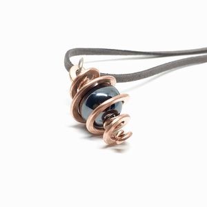 Copper & Hematite healing necklace